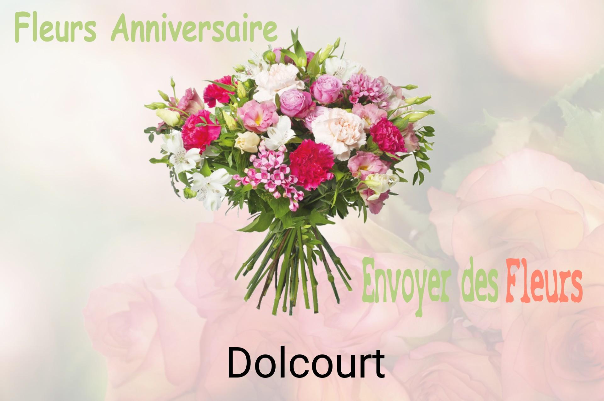 Bouquet de fleurs d’anniversaire livré à Dolcourt
