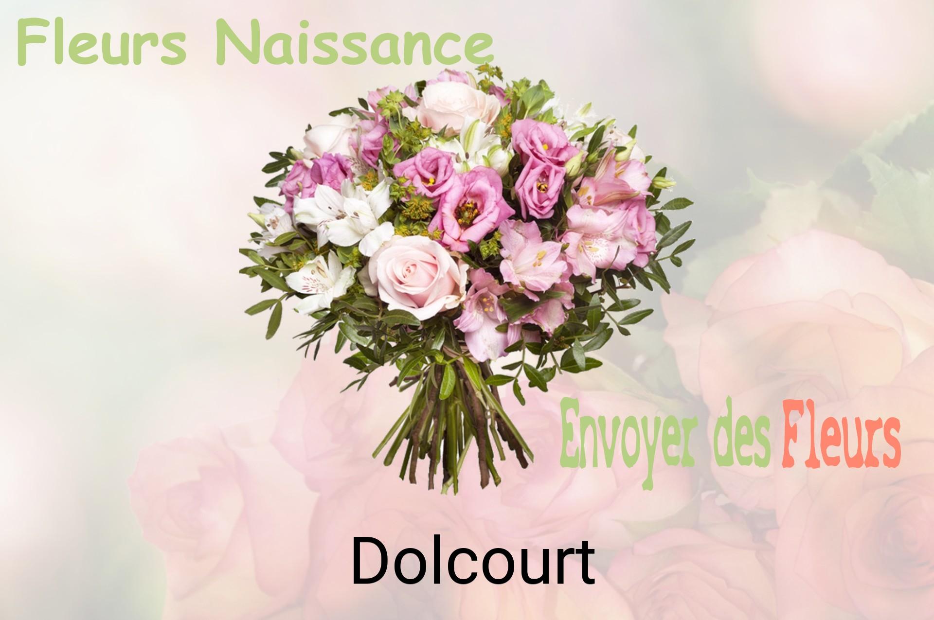Bouquet de fleurs de naissance livré à Dolcourt